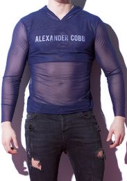 Alexander Cobb Transparent Hoody Navy