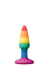 Dream Toys Rainbow Butt Plug 3.5 Inch