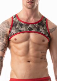 Leader Camo Warrior Harness Red