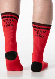 Leader Loaded Soccer Socks Red