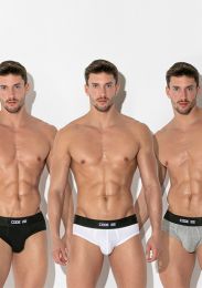 Code 22 Essential 3 Pack Briefs Assorted