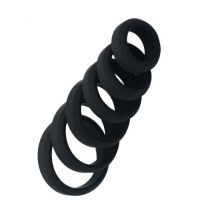 ruff GEAR Pure Silicone Cock Ring 6 Piece Play Set