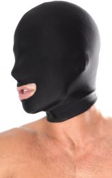 Pipedream Fetish Fantasy Spandex Open Mouth Hood Black