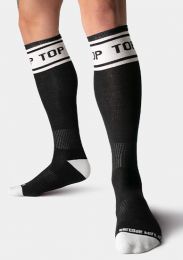 Barcode Berlin Identity Football Socks Top Black White
