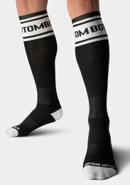 Barcode Berlin Identity Football Socks Bottom Black White