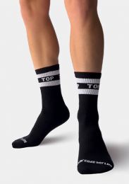 Barcode Berlin Fashion Half Socks Top Black White