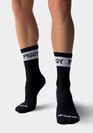 Barcode Berlin Fashion Half Socks Piggy Black White