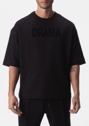 Barcode Berlin Oversized T Shirt Drama Black