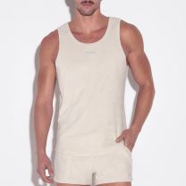 Code 22 Terry Tank Top Off White