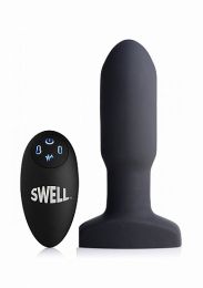 Swell Inflatable Vibrating Missile Silicone Butt Plug