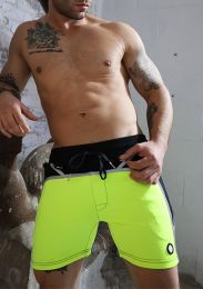 Breedwell Akira Reflective Shorts Neon Yellow