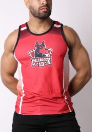 Cellblock 13 All Access Tank Top Red