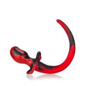 Oxballs Puppy Tail Buttplug Beagle Red Black
