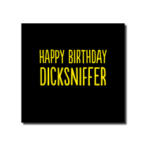 Dick Sniffer (BF0371) Birthday Card