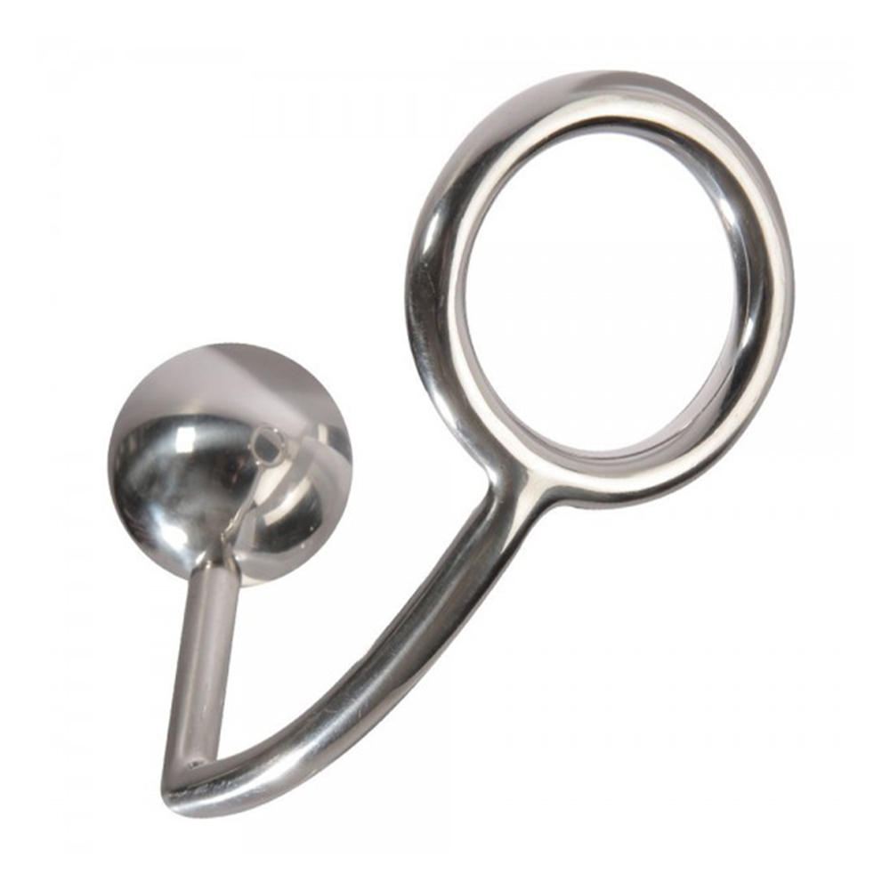 ruff GEAR Stainless Steel Cock Ring 50mm with 30mm Ball