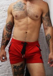 Breedwell Cruiser Shorts Red