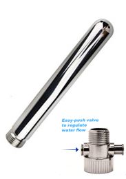ruff GEAR Stainless Steel Flow Control Shower Anal Douche