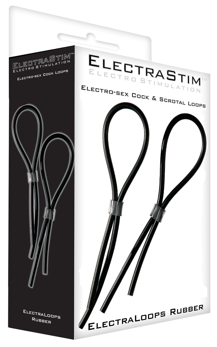 ElectraStim Rubber Adjustable Cock and Scotal Loops
