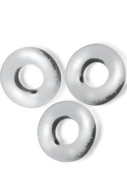 Oxballs FAT WILLY Jumbo Cock Ring 3 Pack Clear
