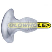 Oxballs GLOW HOLE 2 Butt Plug Clear Ice
