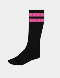 Barcode Berlin Gym Socks Black Pink