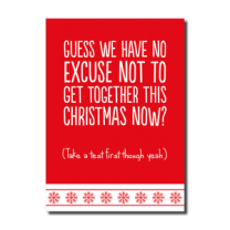 No Excuse (HON371) Christmas Card