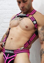 Breedwell Hybred Body Harness Neon Pink