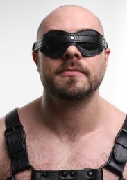 ruff GEAR Leather Padded Blindfold