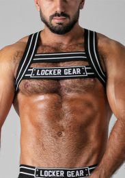 Locker Gear H Harness Black White
