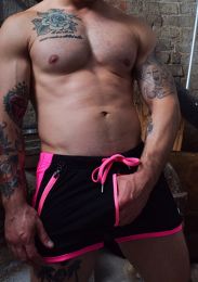 Breedwell Rear Ender Circuit Shorts Neon Pink