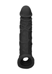 RealRock Lifelike Penis Sleeve 8 Inch Black