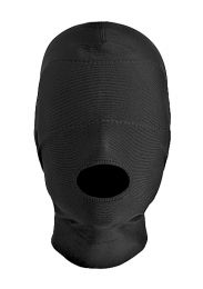 Master Series Disguise Open Mouth Hood Black