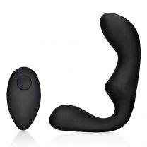 OUCH Silicone Pointed Vibrating Prostate Massager Black