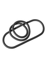 Perfect Fit XPLAY 9 Inch Wrap Ring Cock Ring Black