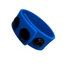 ruff GEAR Silicone Snap Cock Ring Blue