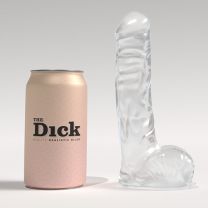 The Dick Erik Dildo 8 Inch Clear