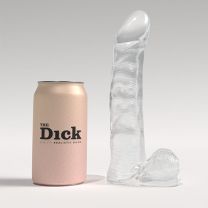 The Dick Rocky Dildo 8.5 Inch Clear