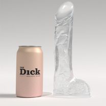The Dick Lorenzo Dildo 9.5 Inch Clear