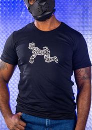 Mr S Leather Pup Icon Fitted T Shirt